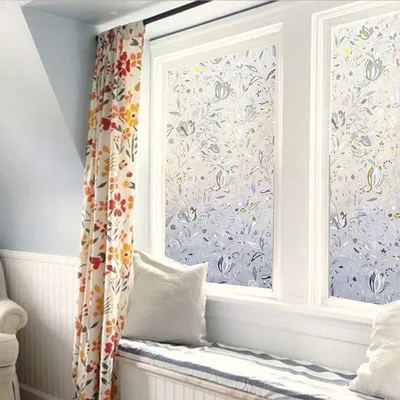 Produktbild von 3D-Fensterfolie, statisch haftend, dekorativ, blickdicht, Milchglasfolie, 90 x 200