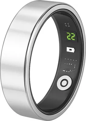 Produktbild von traxRING one – Smarter Gesundheitsring in Silber 17,5 mm (7)