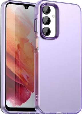 Produktbild von Hülle für Samsung Galaxy A16 - Phonesta HardFrost Semi-Transparent Back Cover - Matt Lila