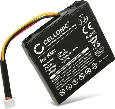 Image de CELLONIC 1x Batterie pour GPS / Navigation Compatible avec TomTom Via Live 125, Via Live 120, Via 130, 6027A0117401 - (700mAh, 3.7V)