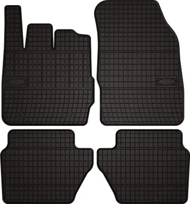 Immagine prodotto di Tappetini auto in gomma adatto per Ford Fiesta MK7 (2008-2011, hatchback) neri, set 4 pz, con fissaggi