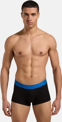 Produktbild von BIKKEMBERGS Herren-Boxershorts, 3er-Pack, sichtbarer elastischer Bund, Artikel BKK1UTR04TR, Dreierpack-Unterhosen, XXL, Cotone 95%,Elasthan 5%