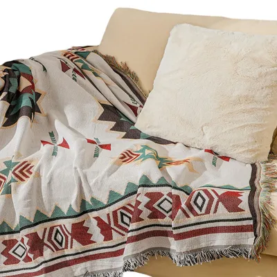 Immagine prodotto di Coperta bohémien a doppio lato per divano