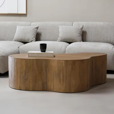 Produktbild von Giga Meubel Couchtisch Moos Natur Organisch 129x84x36cm