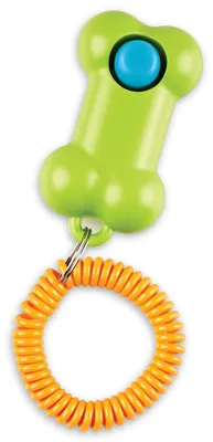 Image de Brightkins Smarty Pooch : Clicker d'entraînement pour chiens, modèle os
