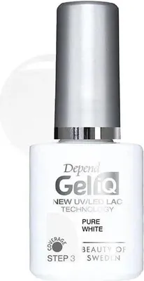 Produktbild von Depend Gel iQ, 5 ml, Weiß, Pure White, Färbung, Glanz, Flasche