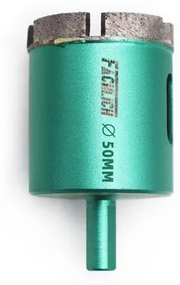 Productafbeelding van Diamant boor voor tegels, 50 mm, gatzaag met ronde schacht, geschikt voor marmer, graniet en porselein