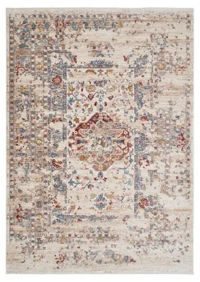 Produktbild von Luxor Living Teppich Rocco creme blau 80 x 160 cm