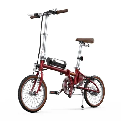 Obrázok produktu pre ONESPORT OT02  Elektricky Bicykel - 250W Motor 36V5.2AH BatšŠria Kolesami 16'' Skladacšª - ?ervenš¢