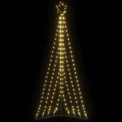 Image de vidaXL Arbre de Noël LED 339 LED blanc chaud 187 cm