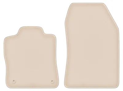 Produktbild von DURBAN Beige Velours-Fußmatten vorne für DS. 4 E-Tense Plug-in-Hybrid (2021-)