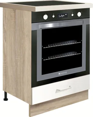 Produktbild von ECONO 17D – Backofenunterschrank 60 cm, Weiß Hochglanz