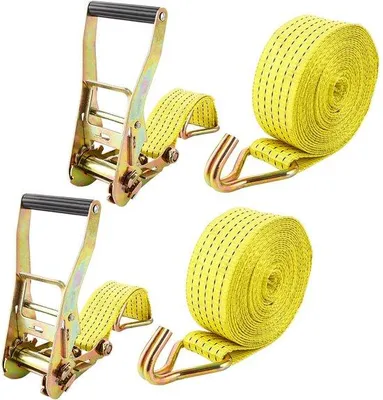Immagine prodotto di Set da 2 nastri trasportatori per moto, 50 mm x 6 m, forza di fissaggio 3000 kg, in 2 pezzi, per moto, trasporto e merci.