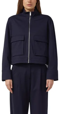 Produktbild von s.Oliver Blouson mit Stehkragen aus Interlockjersey