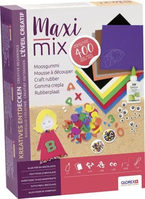 Produktbild von Glorex Bastelpackung Creativ Maxi Mix Moosgummi