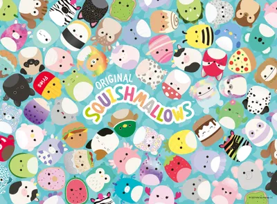 Zdjęcie produktu dla Squishmallows Kinderpuzzle XXL Mallow Days (200 Teile)