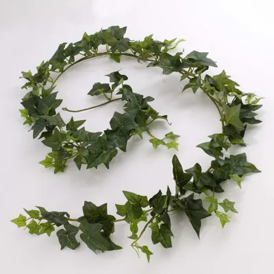 Produktbild von artplants.de Künstliche Efeu Girlande Elena, 171 Blätter, grün, 180cm - Efeu künstlich - Efeu Dekoration