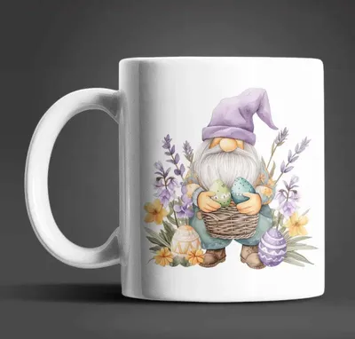 Produktbild von Gnom Ostern Ostereier Keramik Kaffeetasse Teetasse Tasse Geschenkidee