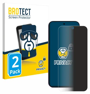 Produktbild von 2x BROTECT Sichtschutzfolie für realme 16 Pro Anti-Spy Privacy Sichtschutz Blickschutz Folie Blaulicht-Schutz
