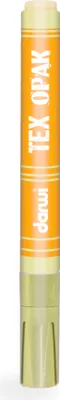 Produktbild von Darwi 6x TEX OPAK, Textilmarker opak, Spitze 2mm, 6ml, Gold Gold DA0160013050C