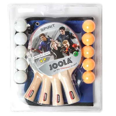 Produktbild von Joola Tischtennis Schlägerset "Family" mit 4 Schlägern und 10 Bällen
