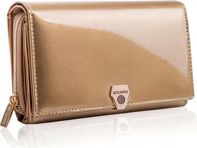Image de BPD-VS-513 ZLOTY SHINY Portefeuille pour femme