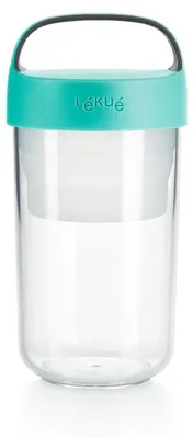 Image de JAR TO GO turquoise récipient de 600 ml / Lekue