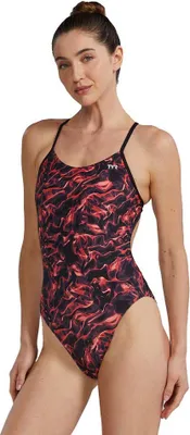 Zdjęcie produktu dla Tyr Cutoutfit - Durafast Elite - Strój kąpielowy Energy Red 26 Woman Red 26