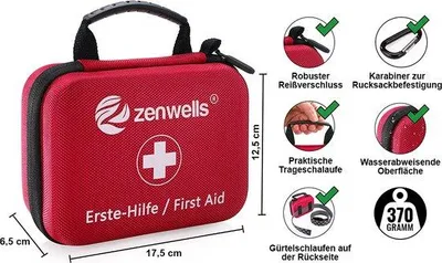 Productafbeelding van Eerstehulpkit, 14-delig, voor auto, huis en werk