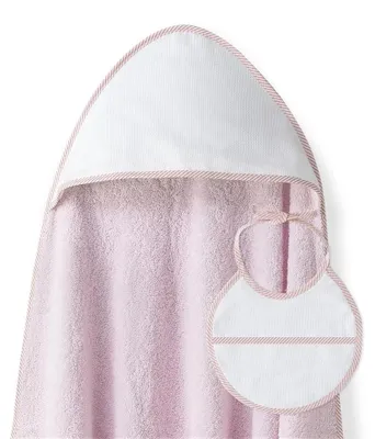 Imagen del producto de Omgoods - Toalla para bebé de 100 x 100 cm con capucha, en algodón rosa