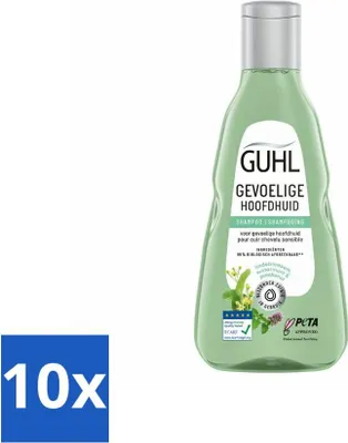 Productafbeelding van Guhl - Shampoo - Voor een gevoelige hoofdhuid - 250 ml - Voordeelverpakking - 10 stuks