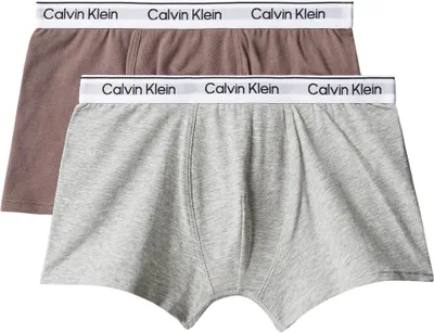 Obrázok produktu pre Calvin Klein, chlapčenské trenírky Trunk B70B700506, farba: sivá, veľkosť: 10 rokov, balenie: 2 kusy
