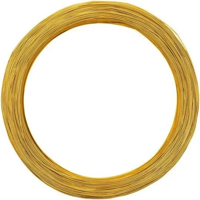 Produktbild von Vaessen Creative | Aludraht 500g 365m 0,8mm Gold