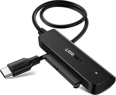 Immagine prodotto di Adattatore Convertitore USB per disco rigido HDD SSD 2,5'' SATA III 3.0 - USB Tipo C 3.2 Gen 1 SuperSpeed USB 5 Gbps Nero