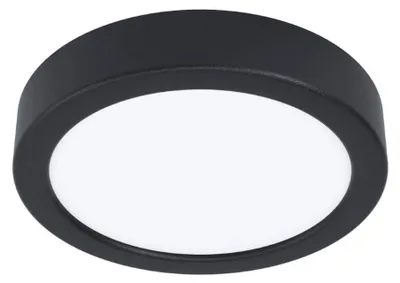 Immagine prodotto di Plafoniera Moderna Fueva 5 In Acciaio Nero Led Integrato 11W 3000K Ip20