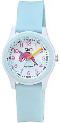 Immagine prodotto di Orologio Q&Q per bambini con cinturino in silicone, impermeabile 10 bar
