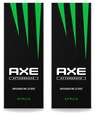 Imagen del producto de 2 unidades de loción pós-barba Axe Africa, 100 ml cada una. Paquete económico