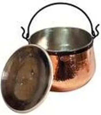 Produktbild von "CopperGarden®" Kupferkessel 20 Liter | Handverzinnt & Deckel