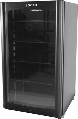 Produktbild von Kühlschrank m. Glastür, schwarz, Modell DK 90