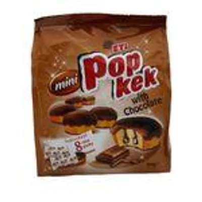 Eti Mini Popkek mit Schokolade, 144 g – Leckere Mini-Kuchen mit Schokoladenüberzug