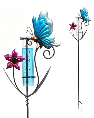 Produktbild von Regenmesser für den Garten mit Glasniederschlagsmesser