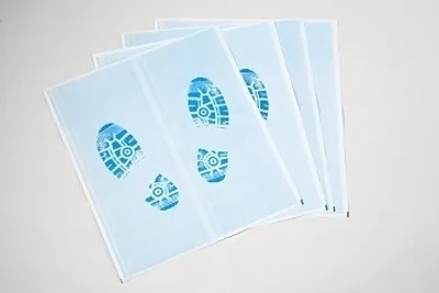 Produktbild von Einweg-Autoteppichschoner, aus Recycle-Papier, Material folienbeschichtetes Papier, Verpackung im Karton, Verpackungseinheit: 1 P/500
