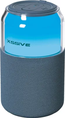 Image de Xssive Enceinte portable sans fil - Enceinte mobile Bluetooth bleue