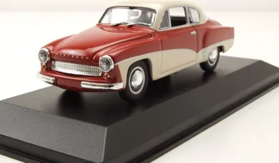 Produktbild von Minichamps 1:43 WARTBURG A 311 COUPE - 1958 - RED/WHITE
