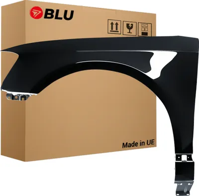 Produktbild von BLU Kotflügel Passend für Audi A3 8P II-generation LIFT LY9B Links Schwarz BrillantSchwarz | 2008-2012 | Vorderseite Vorne | Lackiert | Einbaufertig