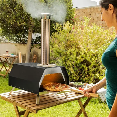 Image de Four à pizza à granulés avec accessoires Pizzahven InnovaGoods