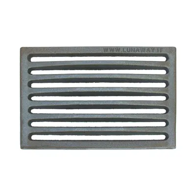 Zdjęcie produktu dla Żeliwny ruszt kominkowy cm. 29,3 x 21,5 H - grubość 1,8 cm DS