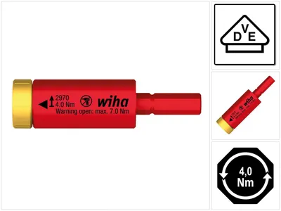Obrázek produktu pro Wiha 2970, 4 Nm, 10%, 1 kusů, 59 mm, 5,5 mm, 59 g