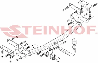 Produktbild von Z547961 Anhängerkupplung passend für SSANGYONG Tivoli 2015-2019 starr