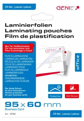 Obrázok produktu pre Genie 10784, Priehľadná, Lesklý, 95 x 60mm, 60 mm, 95 mm, 5 mm